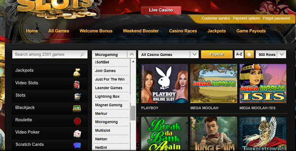 more games vodeoslots casino
